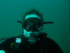 Janet Diving USS Indra Wreck